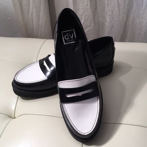 Dolce Vita Masen Loafer Black/White Stella Creeper